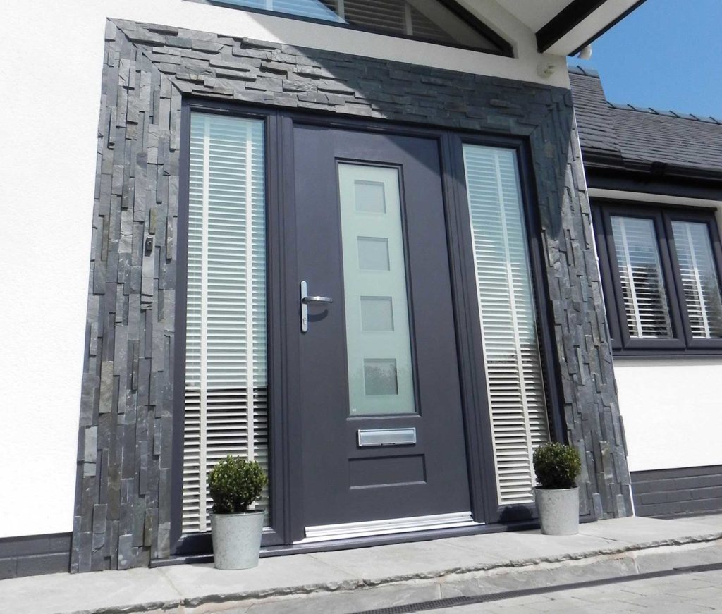 grey composite door evesham