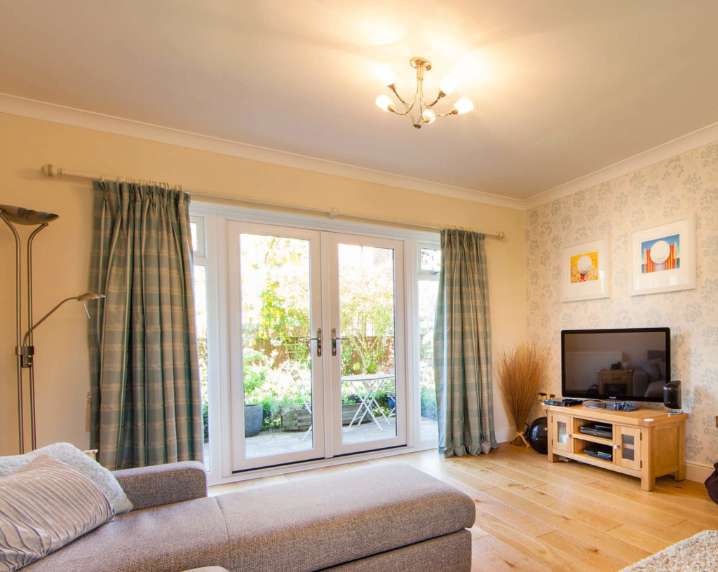 french upvc doors nuneaton white